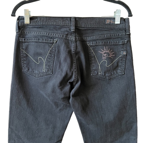 CITIZENS OF HUMANITY JEROME DAHAN JEANS BLACK STRAIGHT LEG SZ 29 - Picture 4 of 11